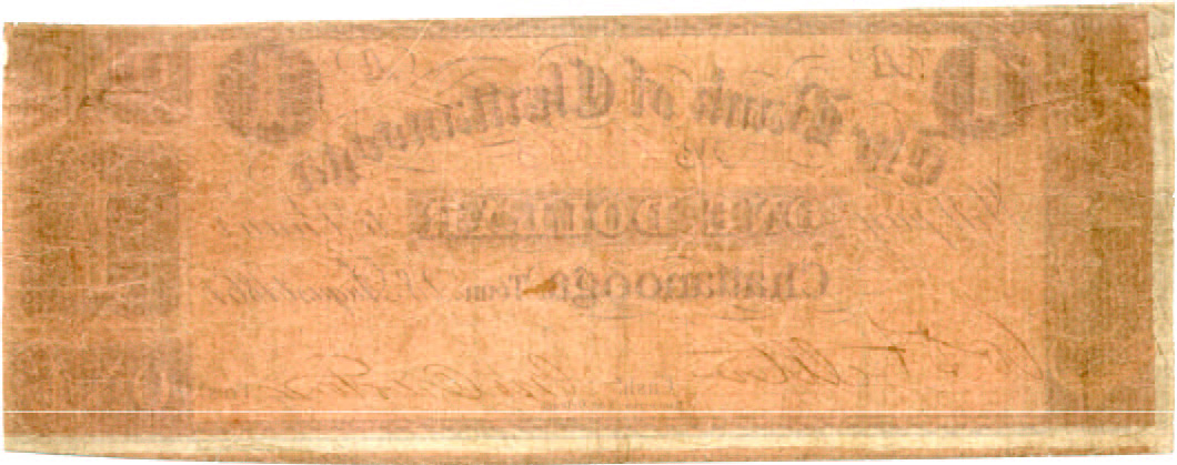 Bk Chattanooga $1 back G-49